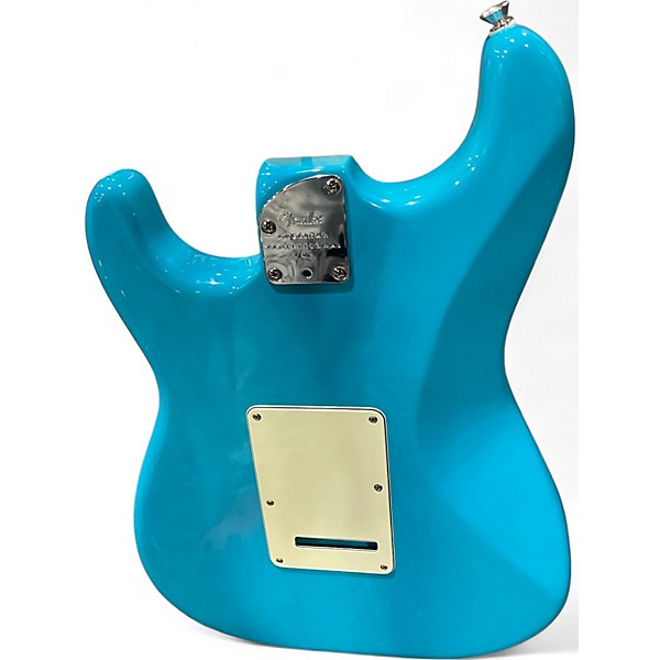 Used 2021 Fender 75th anniversary American Professional iistratocaster Miami Blue Solid Body Electric Guitar