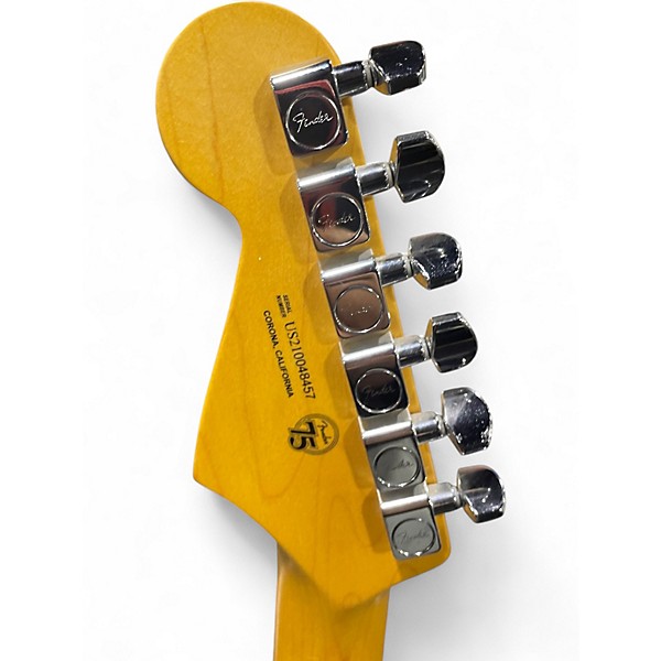 Used 2021 Fender 75th anniversary American Professional iistratocaster Miami Blue Solid Body Electric Guitar