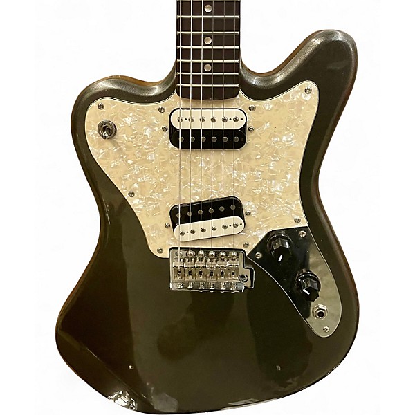 Used Squier paranormal super-sonic Charcoal Solid Body Electric Guitar