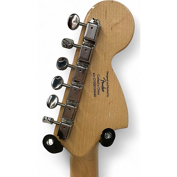 Used Squier paranormal super-sonic Charcoal Solid Body Electric Guitar