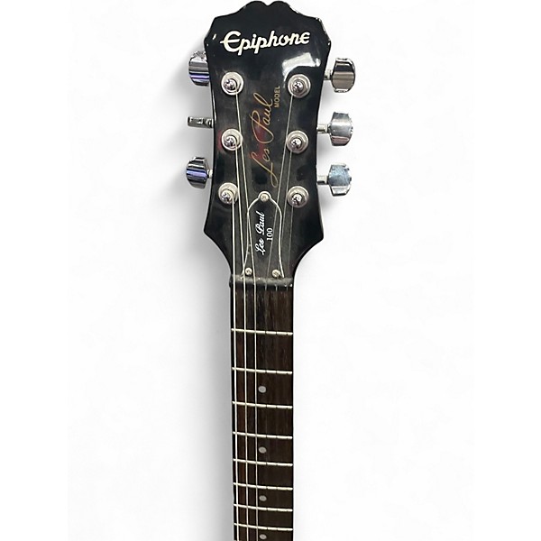 Used Epiphone Les Paul 100 Bolt On Tobacco Burst Solid Body Electric Guitar