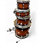 Used DW 4 Piece Design Series 2 Color Sunburst Drum Kit thumbnail
