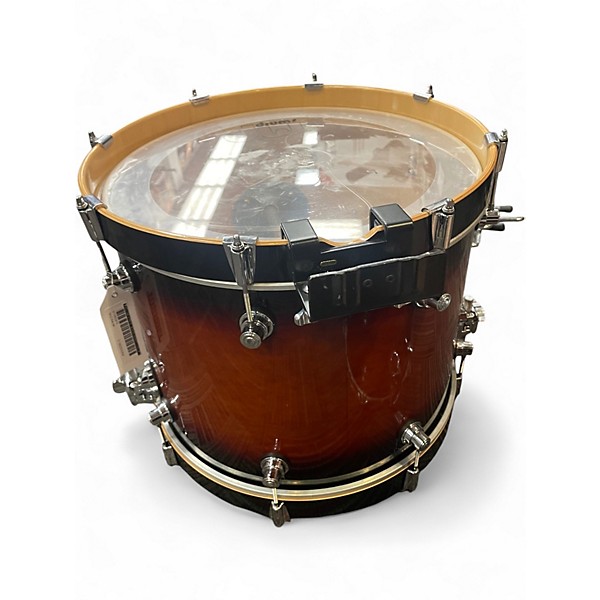 Used DW 4 Piece Design Series 2 Color Sunburst Drum Kit