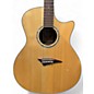 Used Dean exotica bb Natural Acoustic Electric Guitar