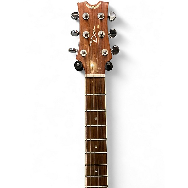 Used Dean exotica bb Natural Acoustic Electric Guitar