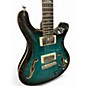 Used PRS SE Hollowbody II Piezo Peacock Blue Hollow Body Electric Guitar