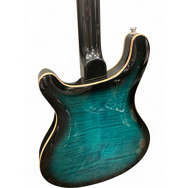 Used PRS SE Hollowbody II Piezo Peacock Blue Hollow Body Electric Guitar