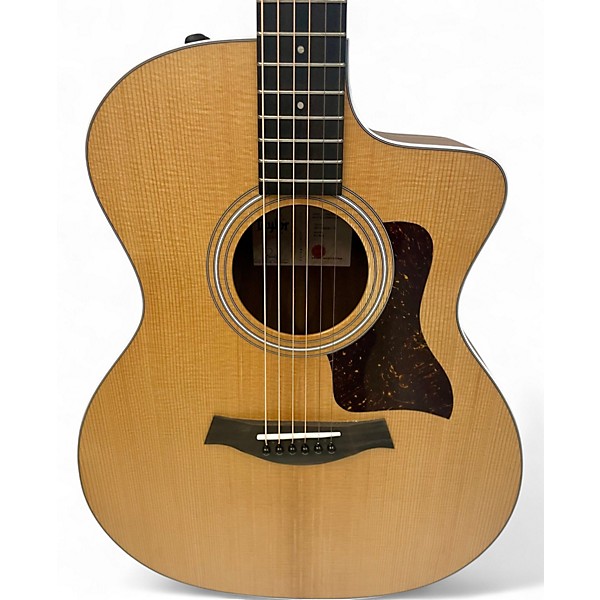 Used Taylor 214CE Natural Acoustic Electric Guitar