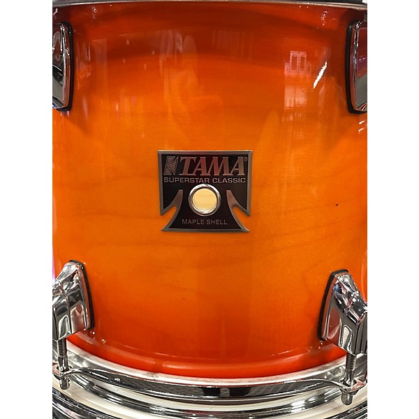 Used TAMA 7 Piece SuperStar Classic Orange Drum Kit