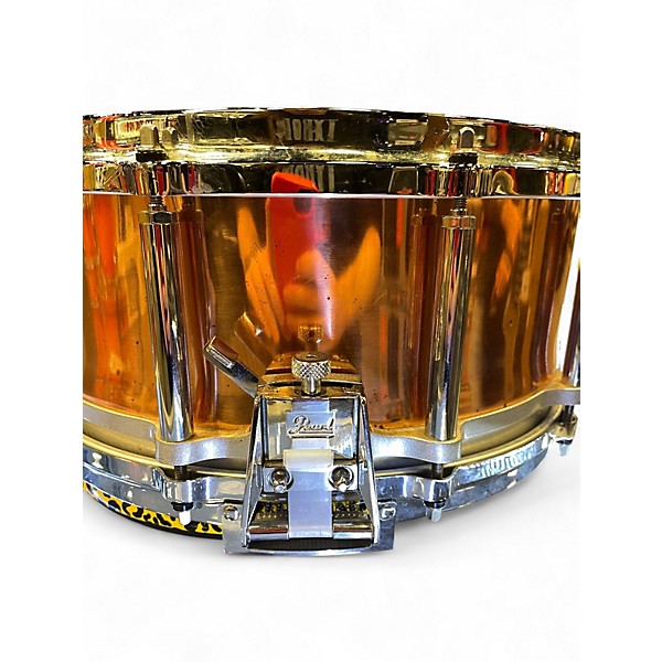 Used Pearl 14in Copper FreeFloater Snare Copper Drum