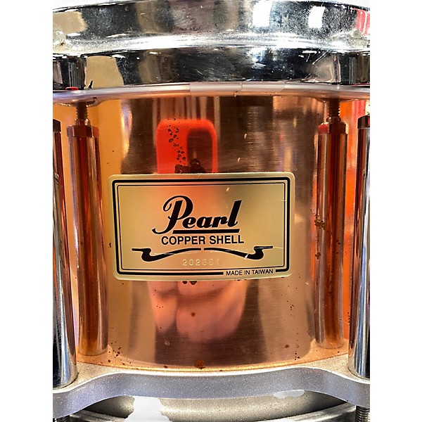 Used Pearl 14in Copper FreeFloater Snare Copper Drum