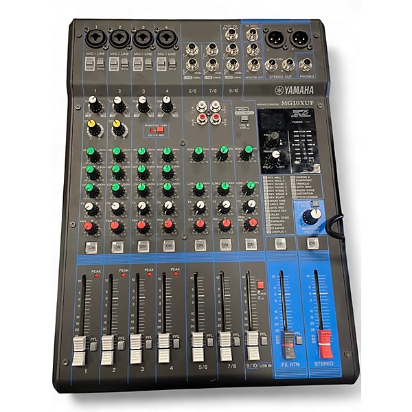 Used Yamaha MG10XUF Unpowered Mixer