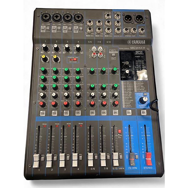 Used Yamaha MG10XUF Unpowered Mixer