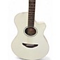 Used Yamaha APX600 Antique White Acoustic Electric Guitar