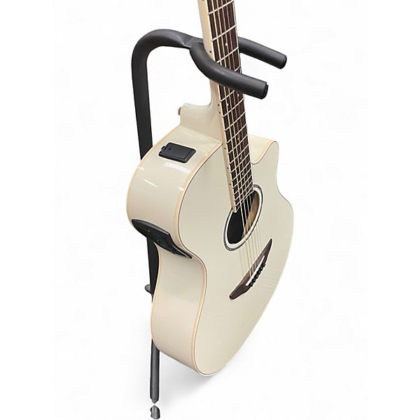 Used Yamaha APX600 Antique White Acoustic Electric Guitar