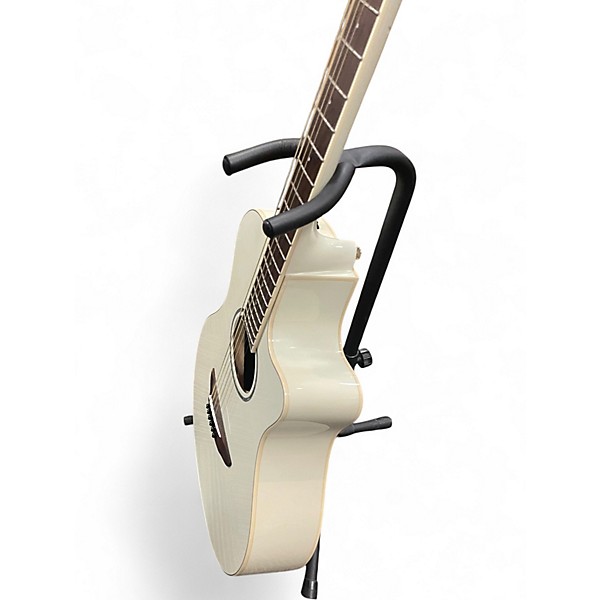 Used Yamaha APX600 Antique White Acoustic Electric Guitar