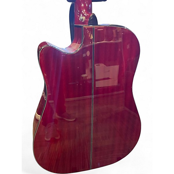 Used 2024 Takamine G Series GD30CE Dreadnought Cutaway Wine Red Acoustic Electric Guitar