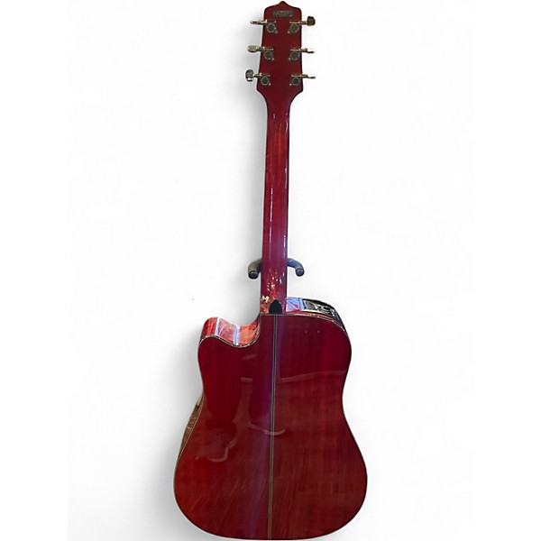 Used 2024 Takamine G Series GD30CE Dreadnought Cutaway Wine Red Acoustic Electric Guitar