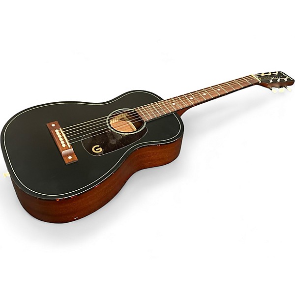 Used 2025 Gretsch Guitars Jim Dandy Deltoluxe Parlor Black Top Acoustic Guitar