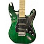 Used Glarry Stratocaster Green Solid Body Electric Guitar