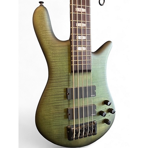 Used Spector Euro5 LX haunted moss Electric Bass Guitar