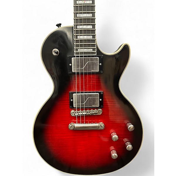 Used 2021 Epiphone Les Paul Prophecy GX Crimson Burst Solid Body Electric Guitar