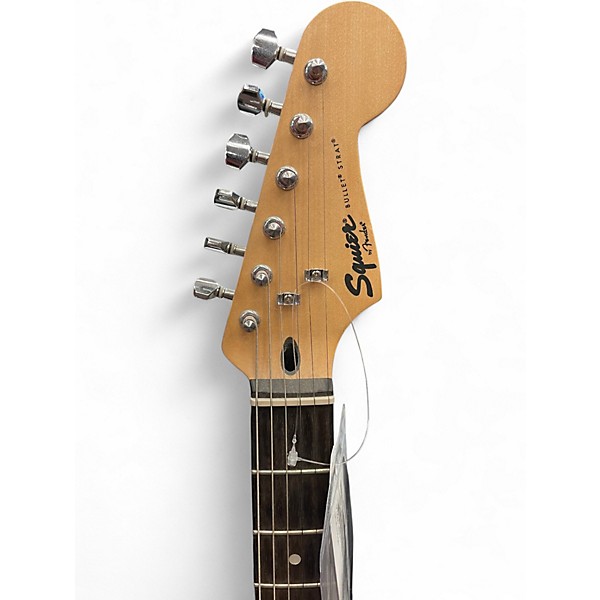 Used Squier Bullet Stratocaster Black Solid Body Electric Guitar