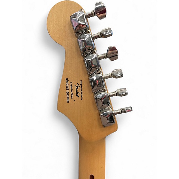 Used Squier Bullet Stratocaster Black Solid Body Electric Guitar