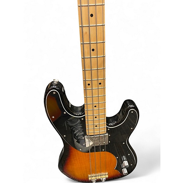 Used 2010s Squier fender squire 50's classic vibe p bass 2 Color Sunburst Electric Bass Guitar