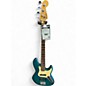 Used Fender American Deluxe Jazz Bass Green Electric Bass Guitar thumbnail