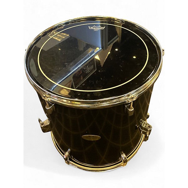Used Pearl 4 Piece Forum Black Drum Kit