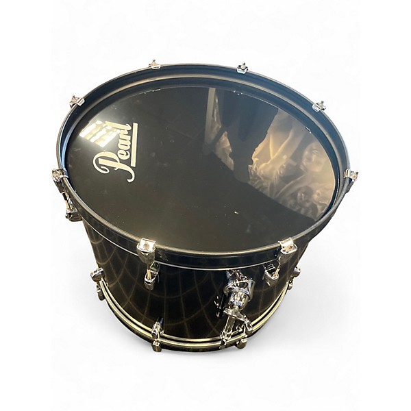 Used Pearl 4 Piece Forum Black Drum Kit