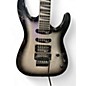 Used Jackson JS32R Dinky Floyd Rose Black and Silver Solid Body Electric Guitar