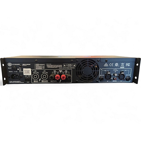 Used Crown XLS1002 2 Channel 350W Power Amp