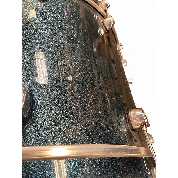 Used SPL 5 Piece VELOCITY 5 PIECE BLUE SPARKLE Drum Kit