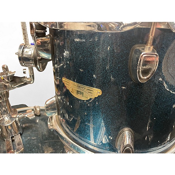 Used SPL 5 Piece VELOCITY 5 PIECE BLUE SPARKLE Drum Kit