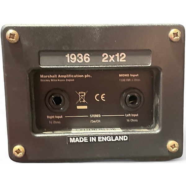 Used Marshall 1936 150W 2x12 Guitar Cabinet