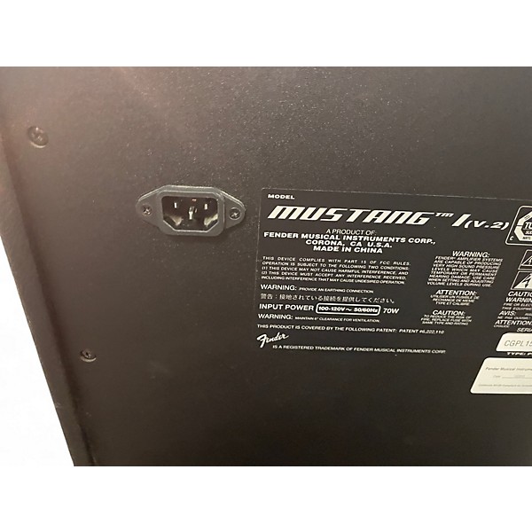 Used Fender Mustang I V2 20W 1X8 Guitar Combo Amp