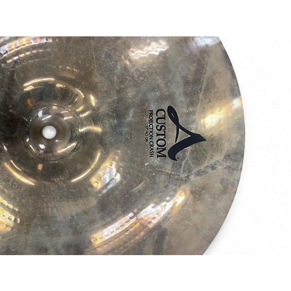 Used Zildjian 17in A Custom Projection Crash Cymbal