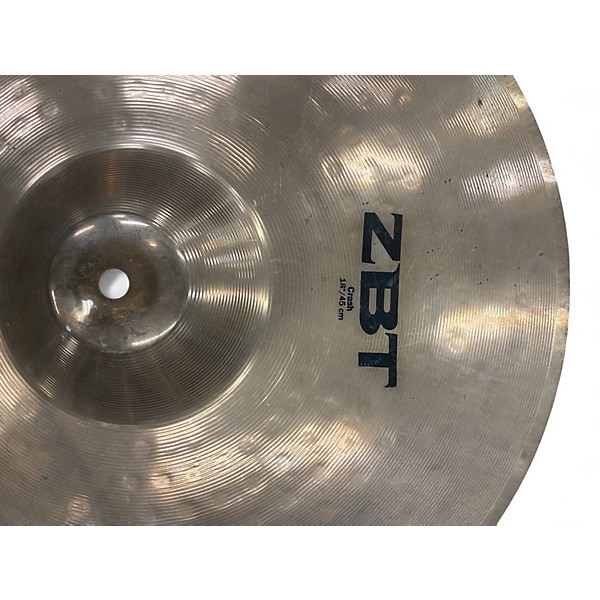 Used Zildjian 18in ZBT Crash Cymbal