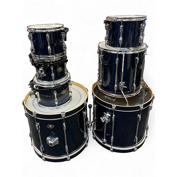 Used TAMA 7 Piece Rockstar Blue Drum Kit