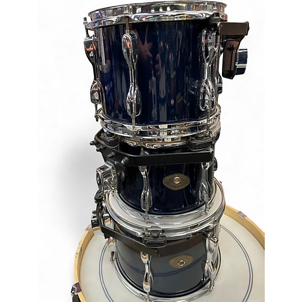 Used TAMA 7 Piece Rockstar Blue Drum Kit