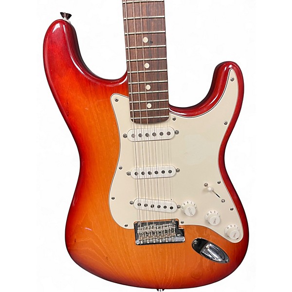 Used Fender American Standard Stratocaster Sienna Sunburst Solid Body Electric Guitar