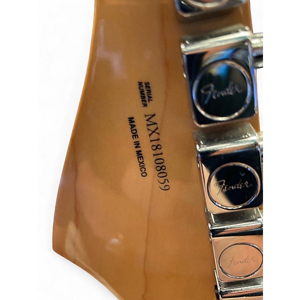 Used Fender Standard Stratocaster HSS RED Solid Body Electric Guitar