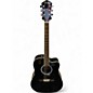 Used Fender FA-125CE Black Acoustic Electric Guitar thumbnail