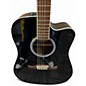Used Fender FA-125CE Black Acoustic Electric Guitar