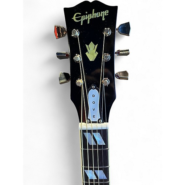 Used Epiphone 1963 Dove Reissue Vintage Natural Acoustic Electric Guitar
