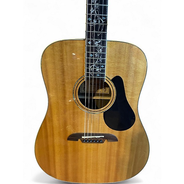 Used Alvarez AD70 Dreadnought Vintage Natural Acoustic Guitar