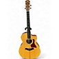 Used Taylor 214CE Deluxe Natural Acoustic Electric Guitar thumbnail