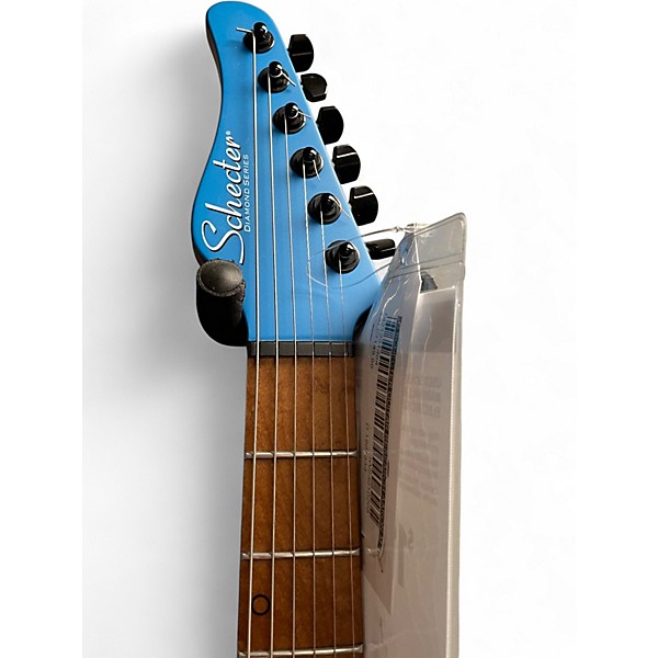 Used Schecter Guitar Research AARON MARSHALL AM-6 ROYAL SAPHIRE Solid Body Electric Guitar